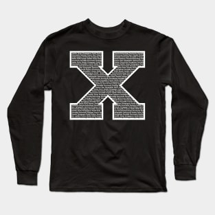 X White Long Sleeve T-Shirt